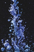 Фреска Ortograf Fluid art 33250 Фактура флорентина FF Флизелин (1,8*2,7) Черный/Фиолетовый, Абстракция-1