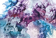 Фреска Ortograf Fluid art 33579 Фактура бархат FX Флизелин (4*2,7) Фиолетовый/Голубой, Абстракция-1