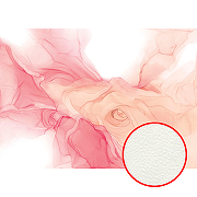 Фреска Ortograf Fluid art 33653 Фактура флок FLK Флизелин (3,8*2,7) Розовый/Бежевый, Абстракция