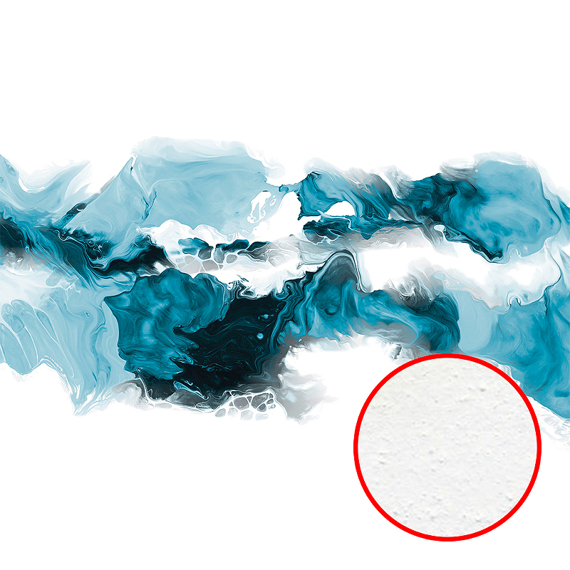 Фреска Ortograf Fluid art 33532 Фактура бархат FX Флизелин (3,5*2,7) Синий/Белый, Абстракция