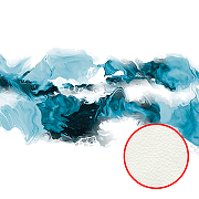 Фреска Ortograf Fluid art 33532 Фактура флок FLK Флизелин (3,5*2,7) Синий/Белый, Абстракция
