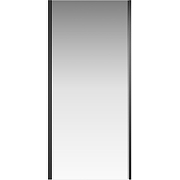 Душевая стенка Creto Astra 80 121-SP-800-C-B-6 (260069) профиль Черный матовый стекло прозрачное