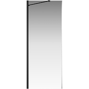 Душевая стенка Creto Tenta 80 123-SP-800-C-B-8 (260094) профиль Черный матовый стекло прозрачное