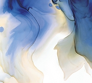 Фреска Ortograf Fluid art 33644 Фактура бархат FX Флизелин (3*2,7) Синий/Бежевый, Абстракция-1