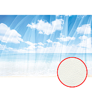 Фреска Ortograf Relax 34253 Фактура флок FLK Флизелин (4*2,7) Голубой/Белый, Небо/Море