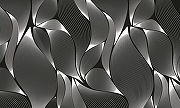Фреска Ortograf Forma 32691 Фактура бархат FX Флизелин (4,5*2,7) Черный/Серебряный/Белый, Абстракция-1
