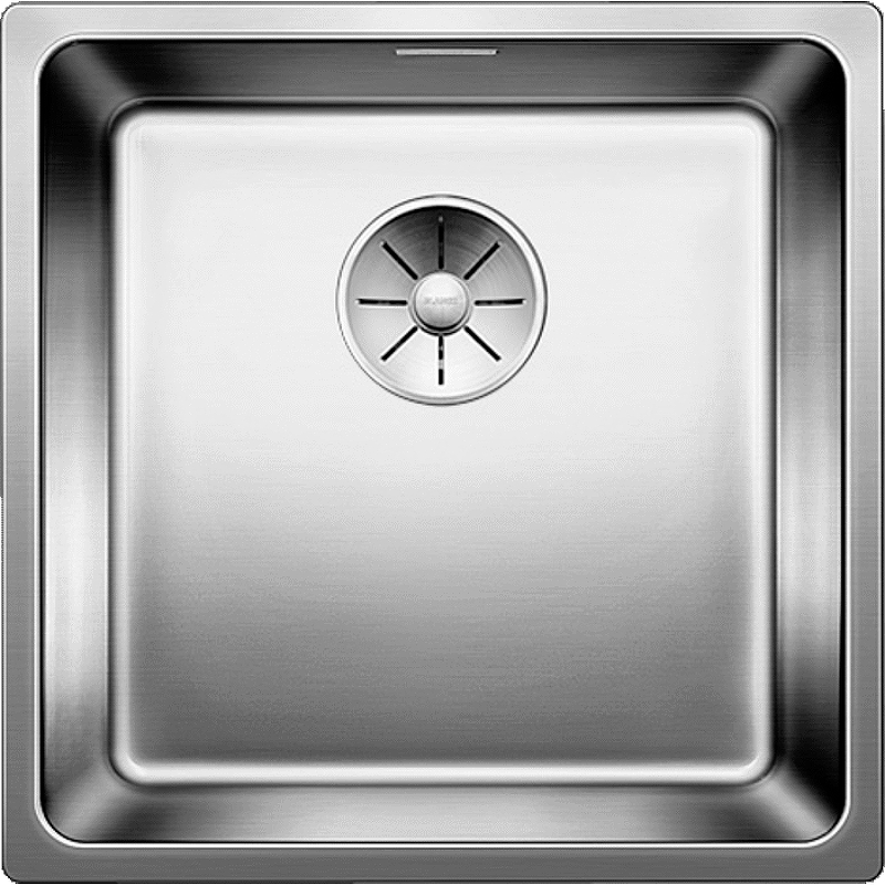 Кухонная мойка Blanco Andano 400-IF 522957 Нержавеющая сталь с зеркальной полировкой кухонная мойка blanco zerox 700 if 526246 темная сталь
