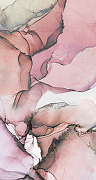 Фреска Ortograf Fluid art 34038 Фактура флок FLK Флизелин (1,6*3) Розовый, Абстракция-1