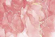 Фреска Ortograf Fluid art 34041 Фактура флок FLK Флизелин (4*2,7) Розовый/Золото, Абстракция-1