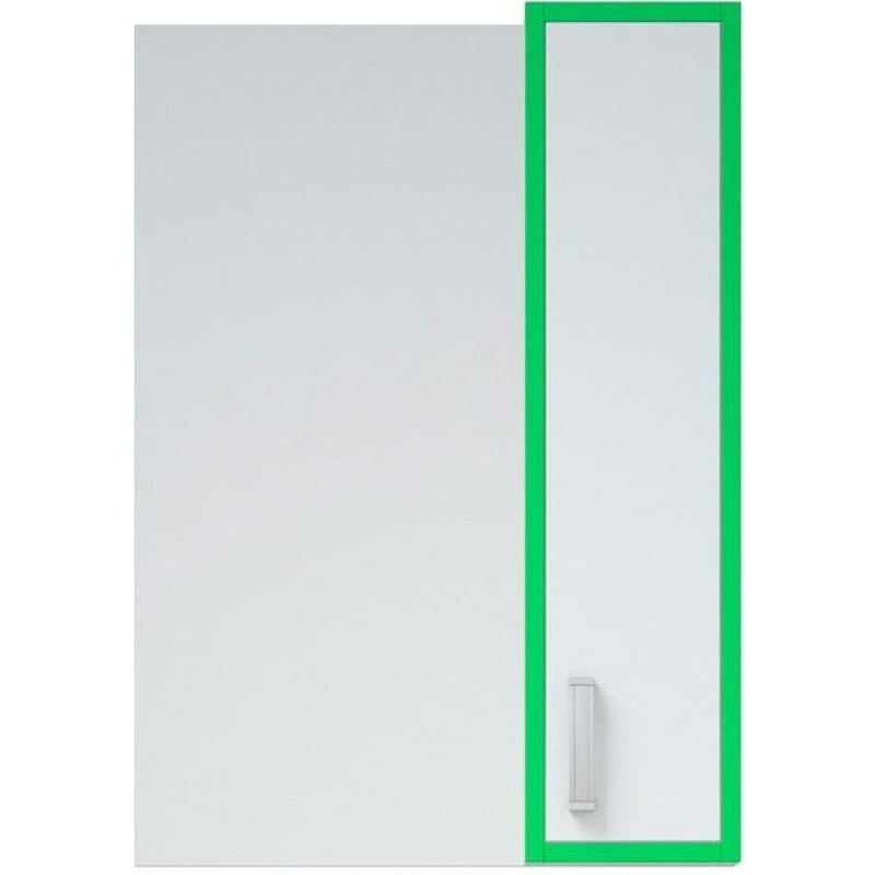 цена Зеркало со шкафом Corozo Спектр 50 SD-00000685 Белое Зеленое