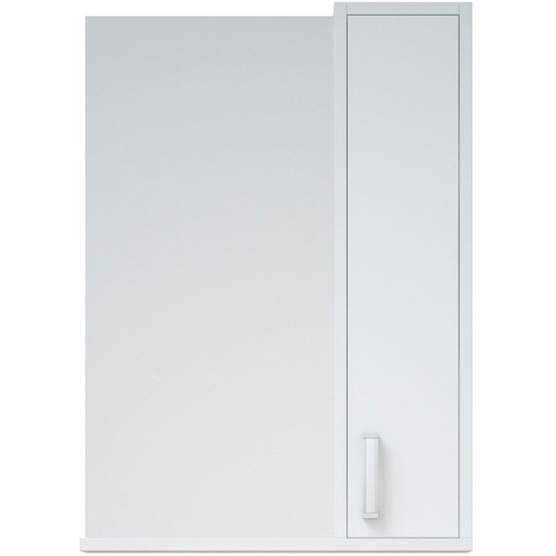Зеркало со шкафом Corozo Колор 50 SD-00000683 Белое зеркало со шкафом corozo лорена 65 sd 00000294 с подсветкой антик белое