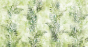 Фреска Ortograf Oasis 32743 Фактура флок FLK Флизелин (5*2,7) Зеленый, Листья-1