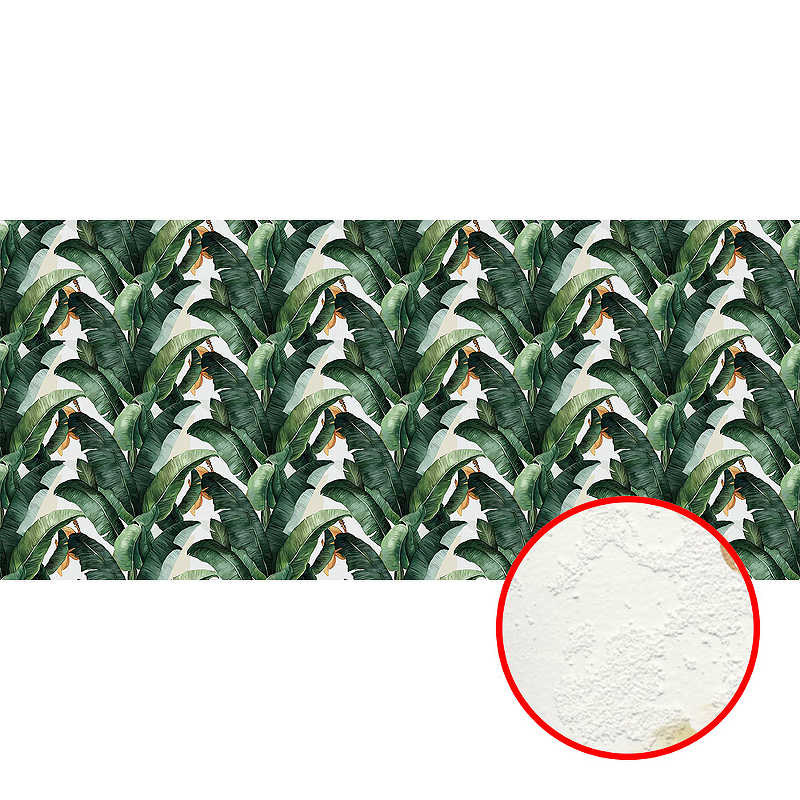 

Фреска Ortograf, Oasis 32766 Фактура сахара FS Флизелин (6*2,7) Белый/Зеленый, Листья
