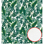 Фреска Ortograf Oasis 32758 Фактура бархат FX Флизелин (2,5*2,7) Белый/Зеленый, Листья