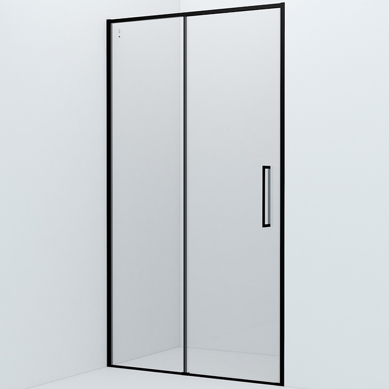 Душевая дверь Iddis Slide 112 SLI6BS1i69 профиль Черный стекло прозрачное