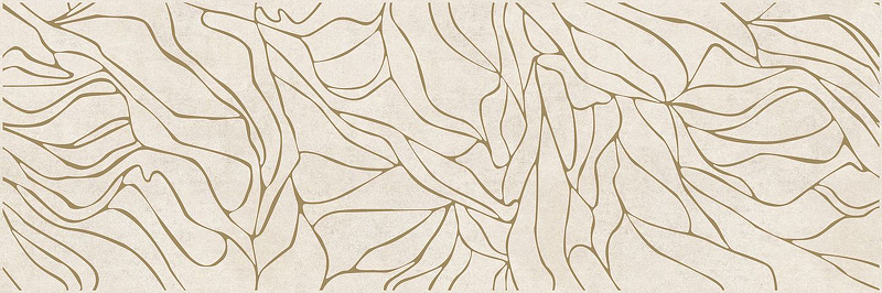 Керамический декор Meissen Organic нити бежевый OR2U012DT-63 25х75 см