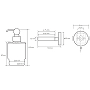 Дозатор для жидкого мыла Bemeta Retro chrom 144309102 Хром-1
