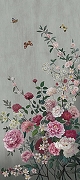 Фреска Ortograf Flower Dreams 31626 Фактура флок FLK Флизелин (1,2*2,7) Серый/Разноцветный, Цветы-1