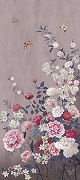 Фреска Ortograf Flower Dreams 31628 Фактура флок FLK Флизелин (1,2*2,7) Розовый, Цветы-1