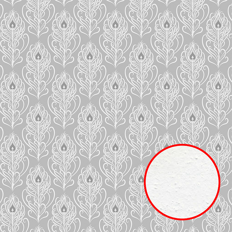 Фреска Ortograf Levity 33373 Фактура бархат FX Флизелин (2,7*2,7) Серый/Белый, Абстракция