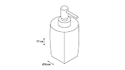 Дозатор для жидкого мыла Fixsen Balk FX-270-1 Бежевый-2