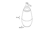 Дозатор для жидкого мыла Fixsen Balk FX-260-1 Хром-2