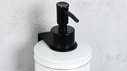 Держатель дозатора жидкого мыла Fixsen Practica FX-800A с крючком универсальный Черный-5