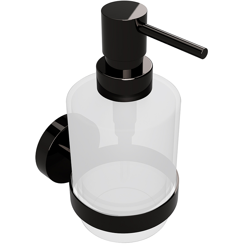 Дозатор для жидкого мыла Bemeta Hematit 159109102 Антрацит глянец цена и фото
