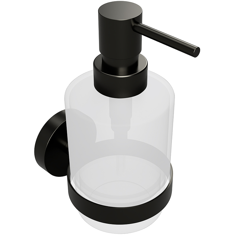Дозатор для жидкого мыла Bemeta Graphit 156109102 Антрацит матовый цена и фото