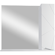 Зеркало со шкафом Sanstar Каскад 60 273.1-2.4.1. Белое-1
