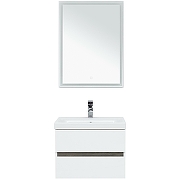 Комплект мебели для ванной Aquanet Беркли 60 258905 подвесной Белый Дуб рошелье-2