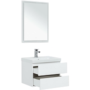 Комплект мебели для ванной Aquanet Беркли 60 258905 подвесной Белый Дуб рошелье-3