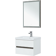 Комплект мебели для ванной Aquanet Беркли 60 258906 подвесной Белый Дуб рошелье-1
