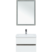 Комплект мебели для ванной Aquanet Беркли 60 258906 подвесной Белый Дуб рошелье-2