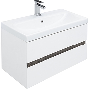 Комплект мебели для ванной Aquanet Беркли 80 258909 подвесной Белый Дуб рошелье-6