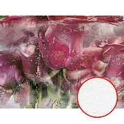 Фреска Ortograf Flower Dreams 31662 Фактура бархат FX Флизелин (3,6*2,7) Розовый, Цветы