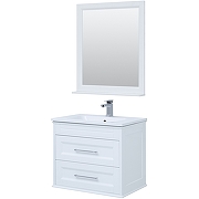 Комплект мебели для ванной Aquanet Бостон M 80 259387 подвесной Белый матовый-1