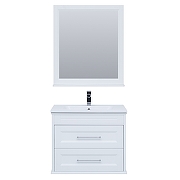 Комплект мебели для ванной Aquanet Бостон M 80 259387 подвесной Белый матовый-2