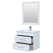 Комплект мебели для ванной Aquanet Бостон M 80 259387 подвесной Белый матовый-5