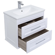 Комплект мебели для ванной Aquanet Бостон M 80 259387 подвесной Белый матовый-7