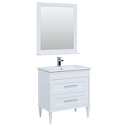Комплект мебели для ванной Aquanet Бостон M 80 259387 подвесной Белый матовый-8