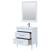 Комплект мебели для ванной Aquanet Бостон M 80 259387 подвесной Белый матовый-13