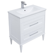 Комплект мебели для ванной Aquanet Бостон M 80 259387 подвесной Белый матовый-14