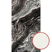 Фреска Ortograf Misto 33284 Фактура флок FLK Флизелин (1,5*2,7) Серый/Черный, Абстракция