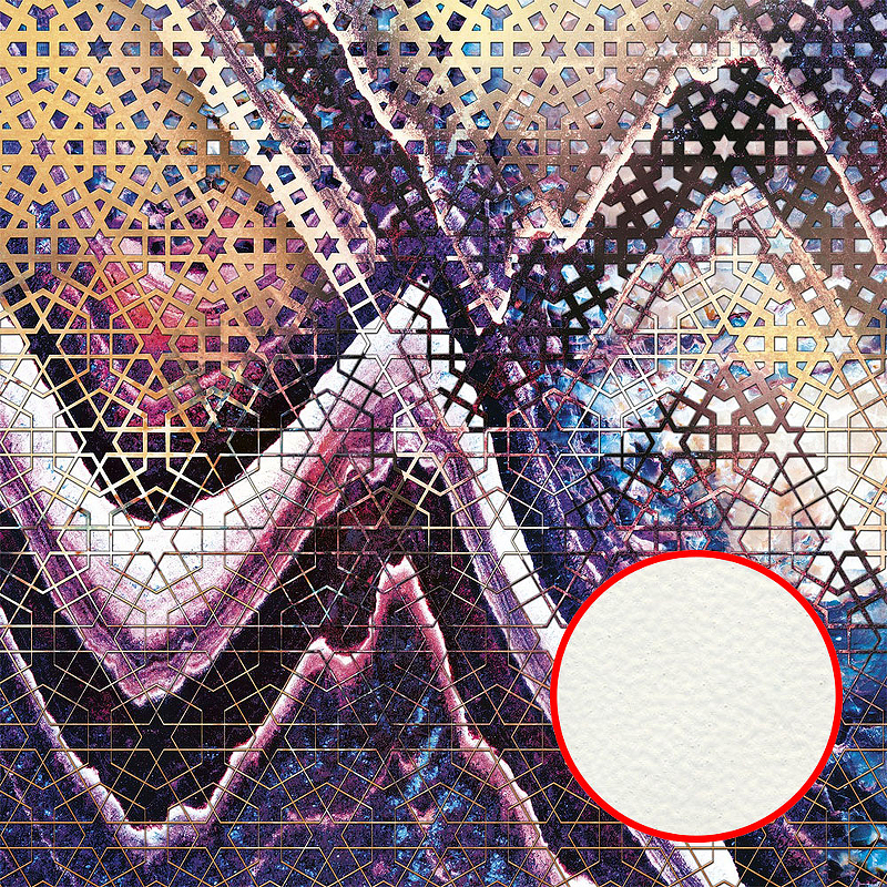 Фреска Ortograf Misto 33225 Фактура флок FLK Флизелин (2,7*2,7) Разноцветный, Абстракция