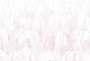 Фреска Ortograf Levity 33389 Фактура бархат FX Флизелин (4*2,7) Белый/Розовый, Перья-1