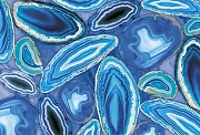 Фреска Ortograf Misto 33973 Фактура флок FLK Флизелин (4*2,7) Синий, Абстракция-1