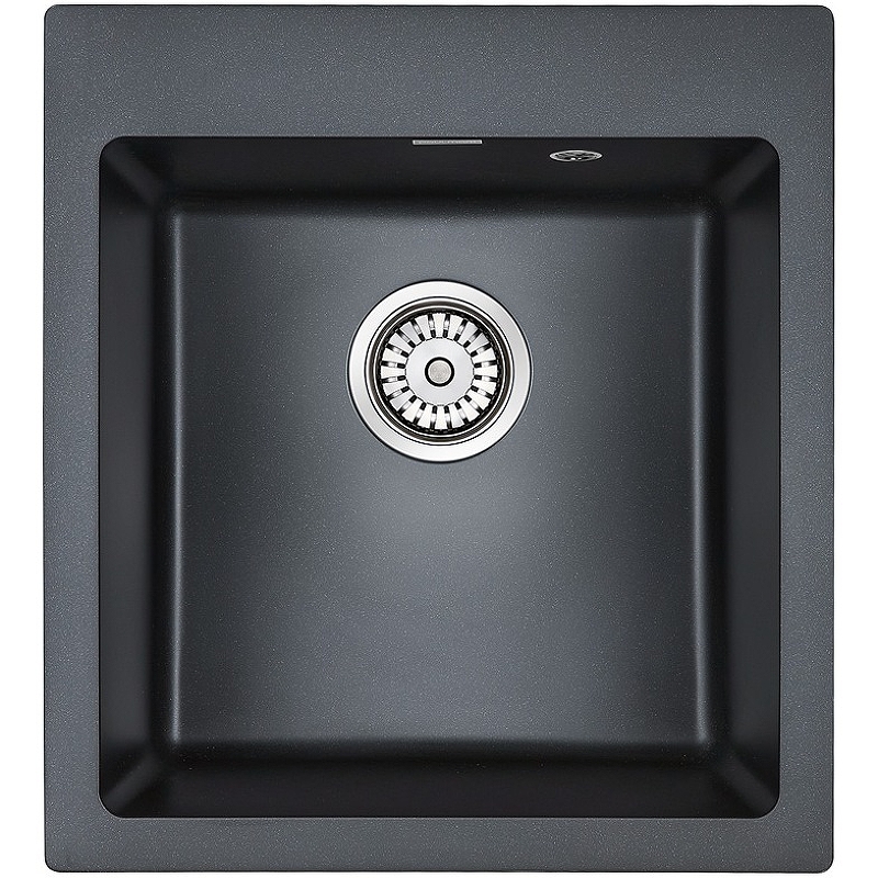 Кухонная мойка Paulmark Zemar 46 PM104651-BLM Черный металлик кухонная мойка teka clivo 45 b tq черный металлик 40148000
