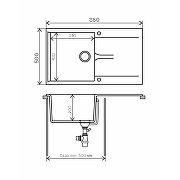 Кухонная мойка Polygran Gals-860 №302 86 Песочная-2