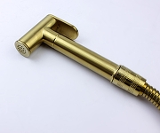Гигиенический душ со смесителем Bronze de Luxe Element EL28GB Матовое золото Черный-1